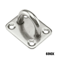 Eye Plate Without Ring, AISI 304