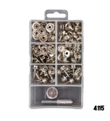 Canvas Fastner Snap Kit - 101 Pieces