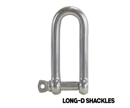 Long D Shackles, AISI 316