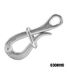 1/2" Pelican Hook, AISI 316 Stainless Steel