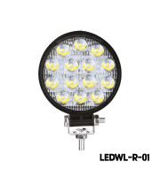 14 LED Round Waterproof Work Light - 42W