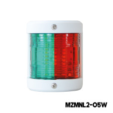 MAZUZEE - 2NM LED Red & Green Combination Bow Navigation Light - Boats up to 20m