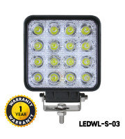 OSRAM LED Work Lights (48W Square Waterproof 3W LED*16)