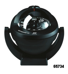 PLASTIMO - Offshore Compass 95, Bracket Mount Type, Black Flat Card - Black Color
