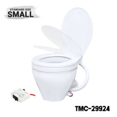 TMC - New Round Base Electric Marine Toilet with Designed Cover 