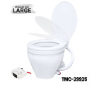 TMC - New Round Base Electric Marine Toilet with Designed Cover 