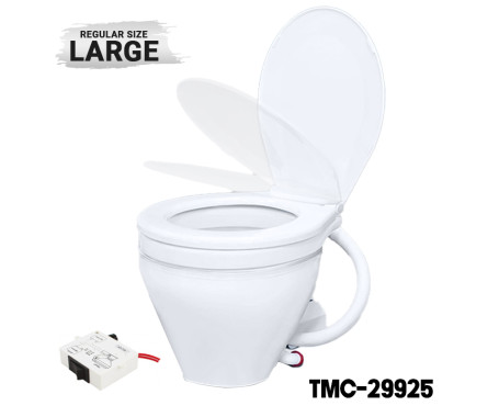 TMC - New Round Base Electric Marine Toilet with Designed Cover 
