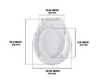 TMC - Deluxe Size - Toilet Seat with Cover