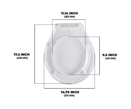TMC - Deluxe Size - Toilet Seat with Cover