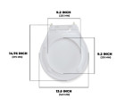 TMC - Compact Size - Toilet Seat with Cover