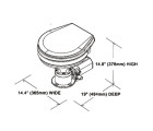 TMC - Electric Marine Toilet (Previous Part No. TMC-99904)
