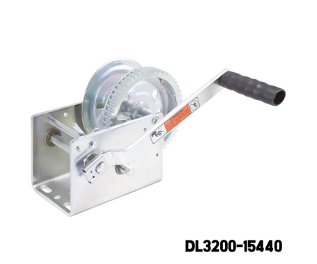DUTTON LAINSON - 2-speed Winch, plated - 3,200 lb