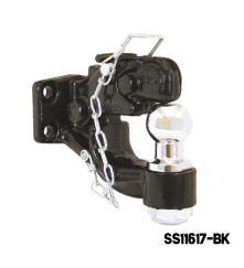 Pintle Ball Mount - Black Enamel Finish